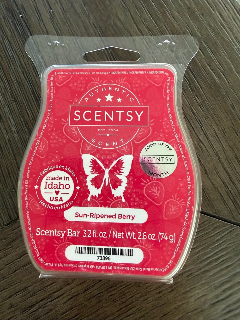 Scentsy Sun-Ripened Berry Scent of the Month Wax Bar